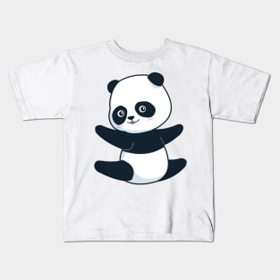 Hug A Panda With Love Animal Costume Graphic Kids T-Shirt